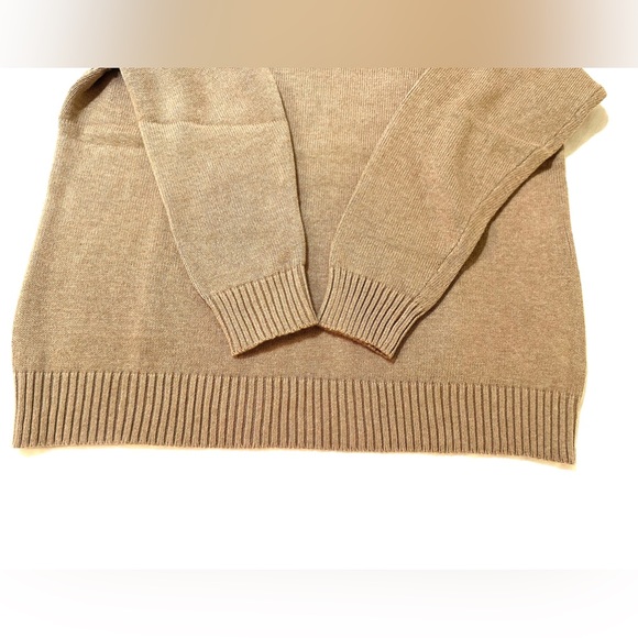 NWT Reduced 50%🩷✅XL Rich Tan Karen Scott Detailed Stiching.Wash Pullover Rich - Picture 8 of 9